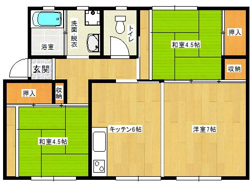  間取り図写真