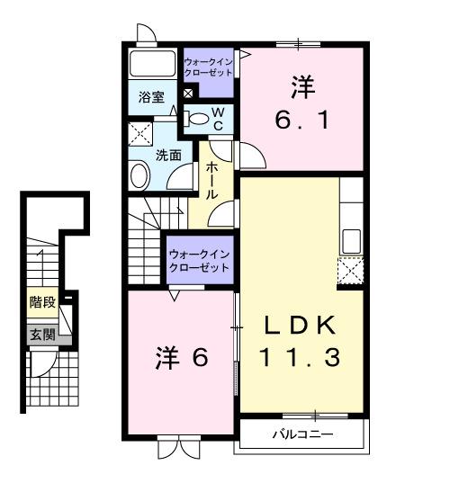 フォーシーズンⅢ（203） 間取り図画像