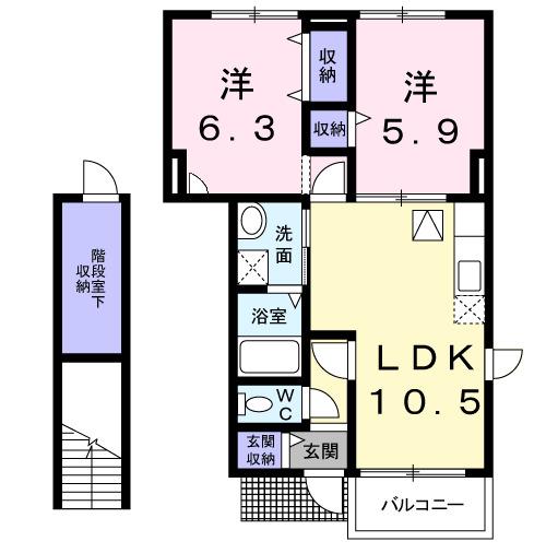 エトワール・パレⅠ（103） 間取り図画像