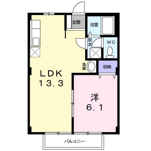 トラッドハイツ柏崎（104） 間取り図画像