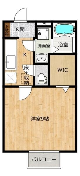 ヒルズ平泉A棟（103） 間取り図画像