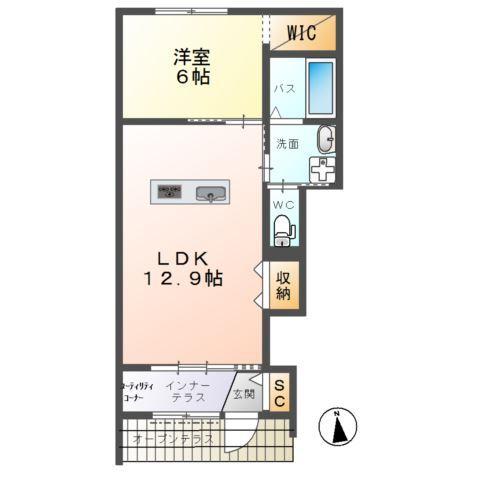 hermanaⅡ（エルマーナ） 間取り図画像