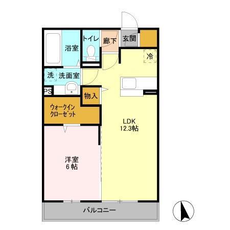 ディアマント　A（306） 間取り図画像