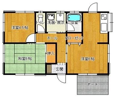 サンライトナカムラ(知手中央)（E） 間取り図画像