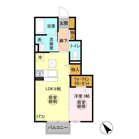 グラマードマレⅧ　A（103） 間取り図画像