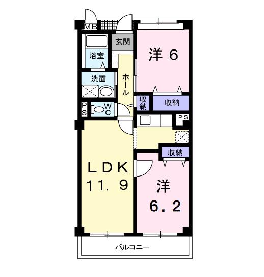 パレス　オダ（101） 間取り図画像
