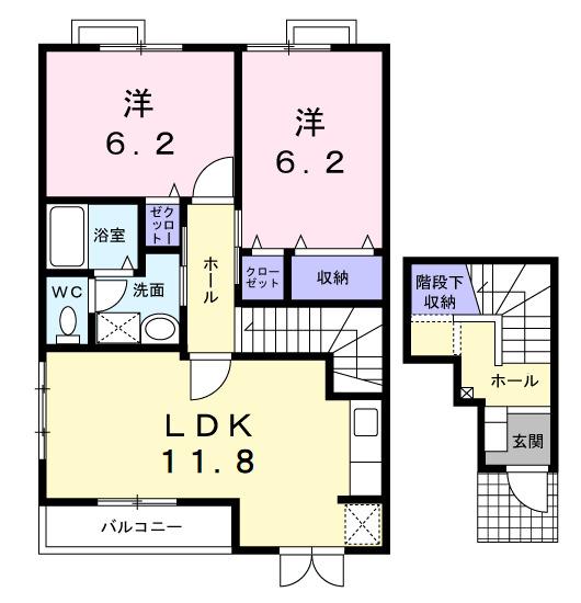 エトワール　Ｃ（201） 間取り図画像