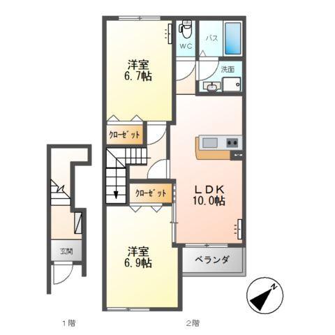  間取り図写真