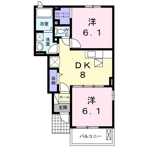 サリュー　Ⅳ（104） 間取り図画像