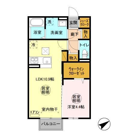 ショコラ（105） 間取り図画像