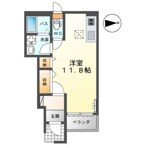 ＥＶＥＲ　ＢＬＵＥ（エヴァー　ブルー） 間取り図画像