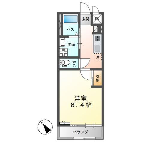 メゾン・ド・セイワ　Ａ 間取り図画像