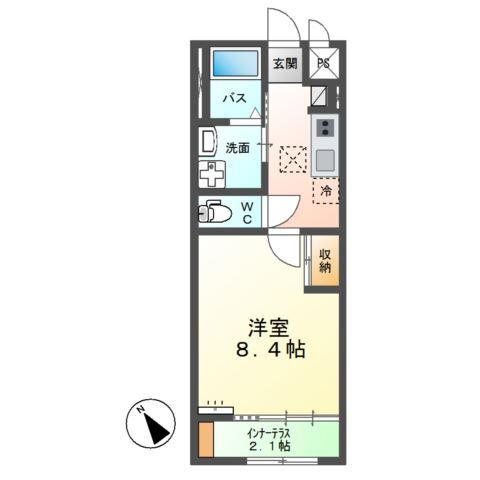 メゾン・ド・セイワ　Ａ 間取り図画像