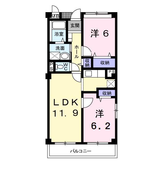 パレス　オダ（101） 間取り図画像