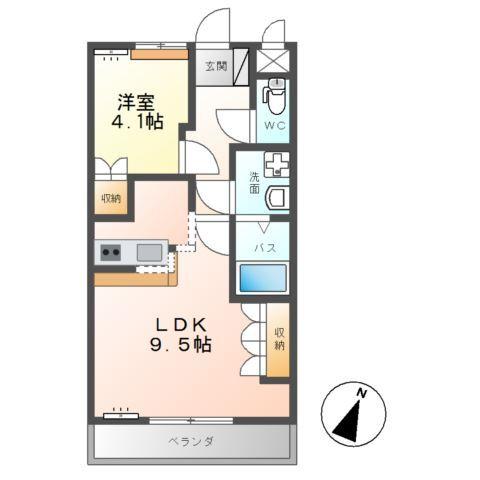 エスポアールＢ 間取り図画像