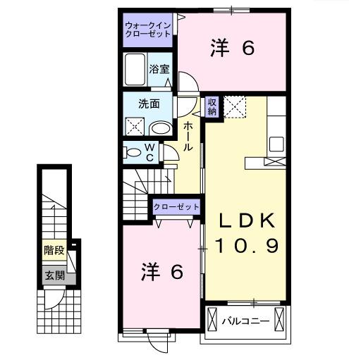 ライツ（203） 間取り図画像