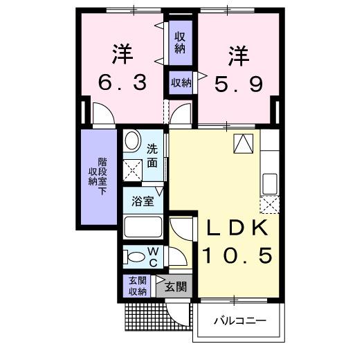 ブリズⅡ（102） 間取り図画像