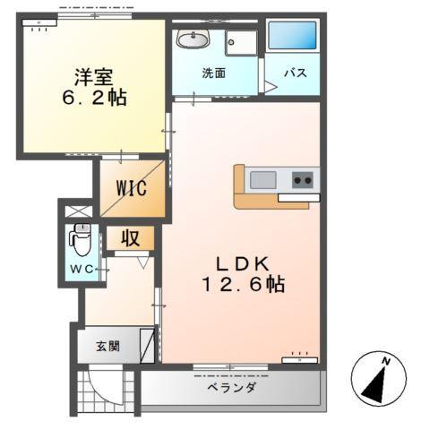 モア・クレア 間取り図画像