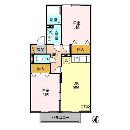 グランシャリオ（202） 間取り図画像