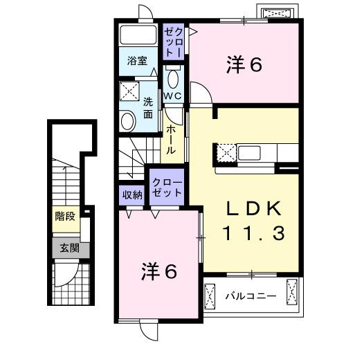 サザン・ヒル（202） 間取り図画像