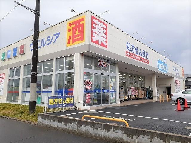 ウエルシア鹿嶋平井店：450m