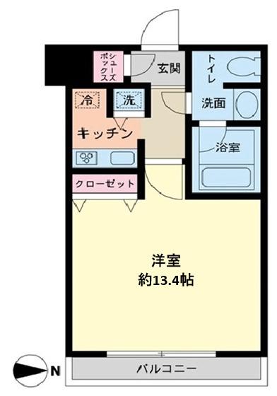 コンシェリア西新宿　TOWER'S　WEST 間取り図画像