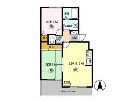 トリヴァンベール小手指（103） 間取り図画像