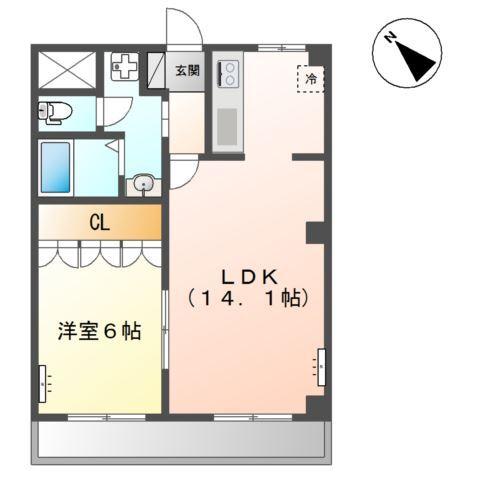 ノーザンライツⅡ 間取り図画像