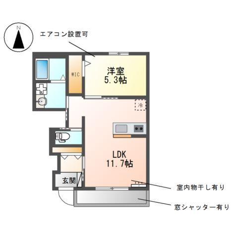 ロココモダン　Ｘ 間取り図画像