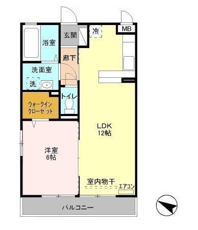 ニューランホープ（310） 間取り図画像