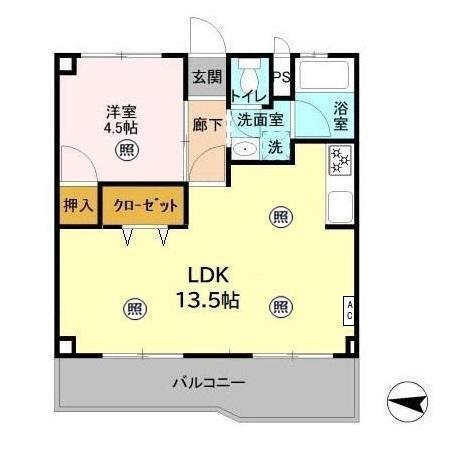 農住メゾン霞（305） 間取り図画像