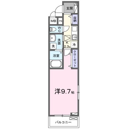 オークランドコーポ（101） 間取り図画像