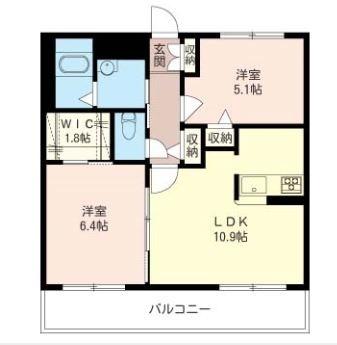 RESPECT K&S（302） 間取り図画像