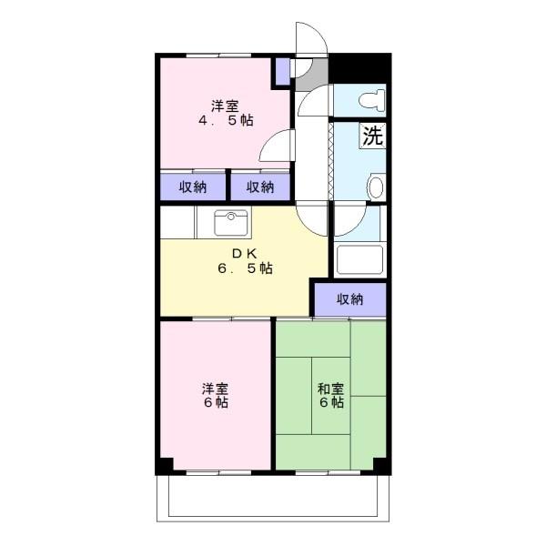 南住吉ハイツ（306） 間取り図画像