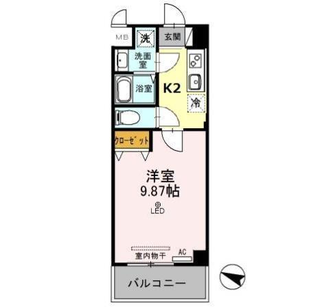 アエル新所沢（103） 間取り図画像