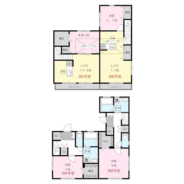 Lien（101） 間取り図画像