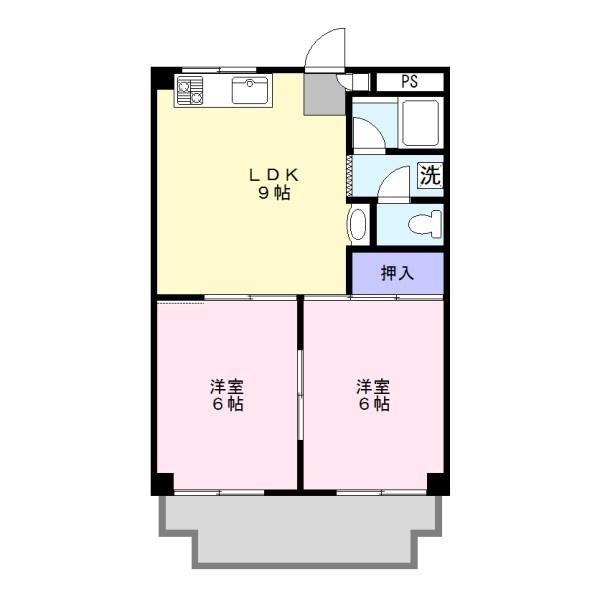 ハイネスたき（202） 間取り図画像