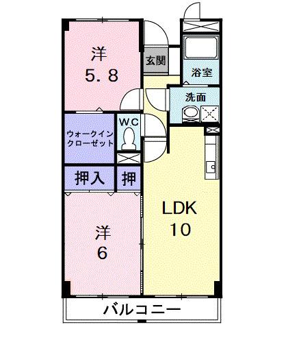 シャン・リヴィエール（302） 間取り図画像