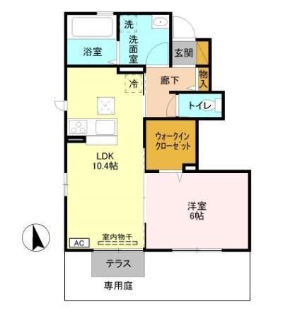 エパティーク　トリア（103） 間取り図画像