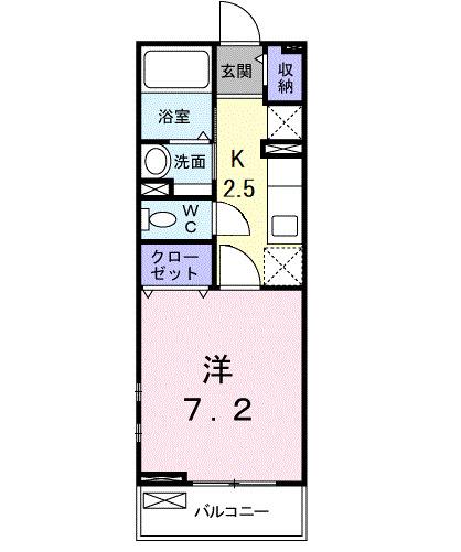 リヴィエール（203） 間取り図画像