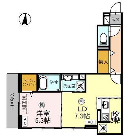 ウィングランデ（103） 間取り図画像