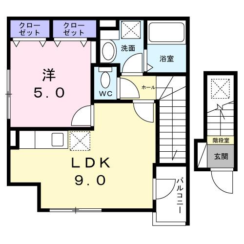 パインヒルズ（201） 間取り図画像