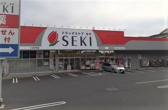 ドラッグストアセキ宮本町店：700m