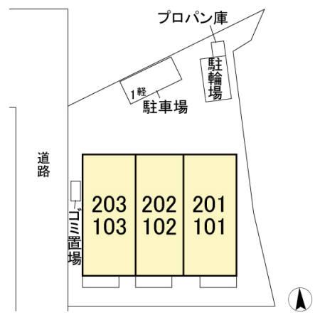 メイサ氷川（202） 駐車場