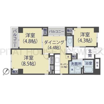  間取り図写真