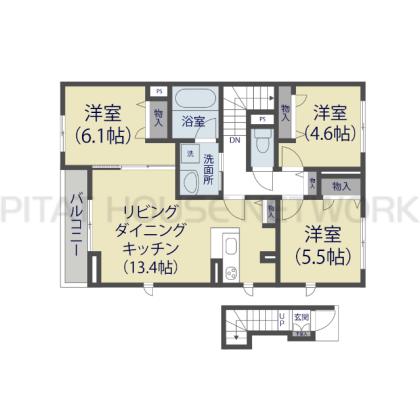  間取り図写真