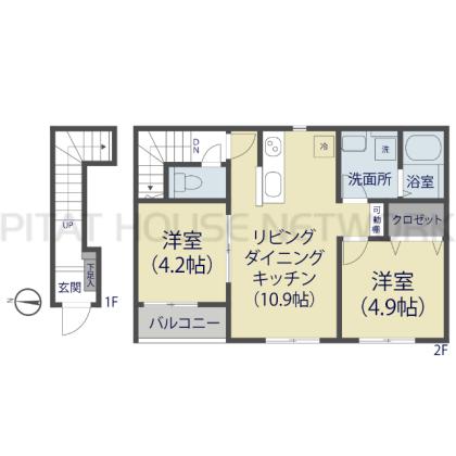  間取り図写真