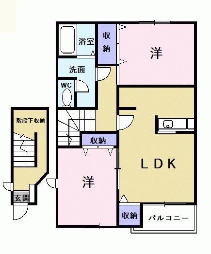 アネックス青羽（201） 間取り図画像