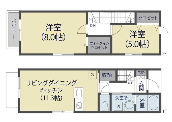 フォレストメゾン・カレ（E） 間取り図画像