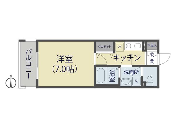 HF草加レジデンス（514） 間取り図画像